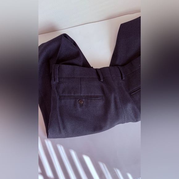 JCREW MENS CLASSIC FIT 💯 WOOL DRESS PANTS DEEP BLUE 30 X 32 - Picture 9 of 9